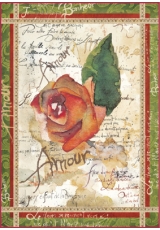 Рисовая бумага для декупажа Stamperia DFSA4038 "Розы и поэзия", формат А4