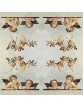 Рисовая салфетка для декупажа Stamperia DFT011 "Ангелы Рафаэля", 50х50 см
