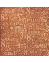 Рисовая салфетка для декупажа Stamperia DFT223 "Цифры", 50х50 см
