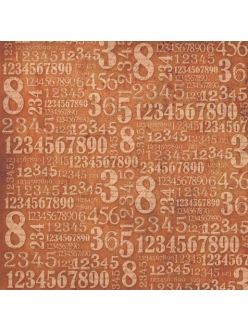 Рисовая салфетка для декупажа Цифры, Stamperia DFT179, 50х50 см