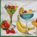 Салфетка для декупажа "Коктейли, напитки, фрукты", 25х25 см, Германия
