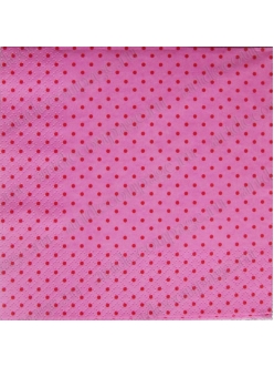 Салфетка для декупажа Лилу, крап розовый, 33х33 см, Германия