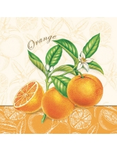 Салфетка для декупажа SLOG010201 "Апельсины", 33х33 см