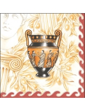 Салфетка для декупажа SLOG029201 "Греческая ваза", 33х33 см, POL-MAK