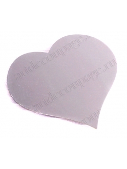 Высечка из картона Сердце, цвет серебряный, 20 шт., Knorr Prandell