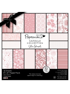 Набор бумаги для скрапбукинга Parkstone Pink розовый, 20,3х20,3 см, 160gsm