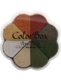 Штемпельные подушки ColorBox Metallic Petal Point, набор Алхимия, 8 цветов, Clearsnap (США)