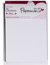 Набор заготовок для открыток с конвертами Papermania, цвета белый и черный, 10,5х14,8 см, 5 шт