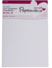 Набор заготовок для открыток с конвертами Papermania, зубчатый край,12,7х17,8 см