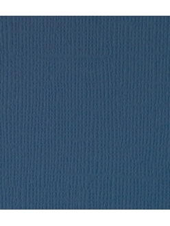 Бумага для скрапбукинга текстурированная, цвет Темно-лазурный, 30,5х30,5 см