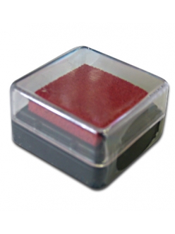Штемпельная подушка пигментная для скрапбукинга, красный, 3х3 см, Stamperia WKP01P