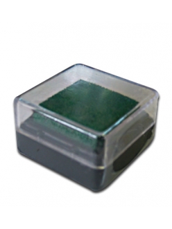 Штемпельная подушка пигментная для скрапбукинга, зеленый, 3х3 см, Stamperia WKP02P