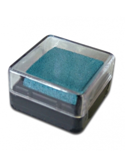 Штемпельная подушка пигментная для скрапбукинга, голубой, 3х3 см, Stamperia WKP07P