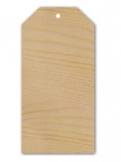 Декоративный элемент из дерева Бирка, 11,5х22,5 см, Stamperi KLS237