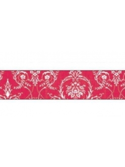 Декоративный скотч с рисунком SBA197 "Орнамент на красном", 20 мм х10 м, Stamperia (Италия)