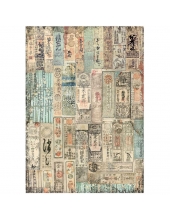Рисовая бумага для декупажа Stamperia DFSA4625 "Бродяга в Японии - восточная текстура", формат А4