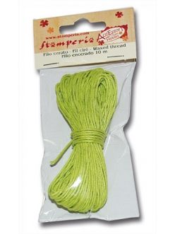 Вощеный шнур, цвет салатовый, 10 м, Stamperia (Италия), FLFCV 
