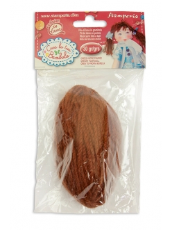 Волосы для изготовления кукол коричневые, Stamperia
