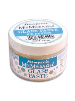 Паста гелевая c микросферами Mix Media Glass Paste Stamperia, 150мл