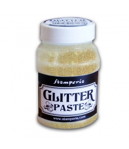 Паста с блестками "Glitter Paste" золото 100 мл, Stamperia