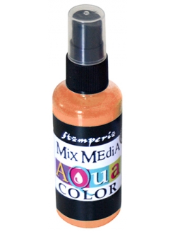 Краска-спрей Aquacolor Spray для техники Mix Media оранжевый, 60 мл, Stamperia