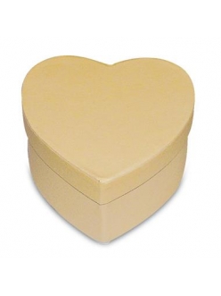 Заготовка коробка картонная Сердце, 8x8x4,5 см, Stamperia