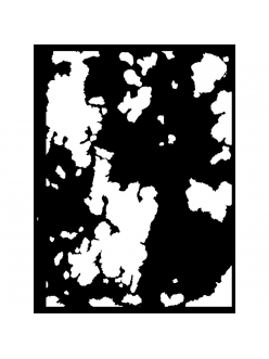 Трафарет объемный Ржавая поверхность, толщина 0,25 мм, 15х20 см, Stamperia KSAT10