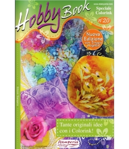Журнал "Hobby Book" № 20 Stamperia "оригинальные идеи с красками Colorink" на итальянском языке 