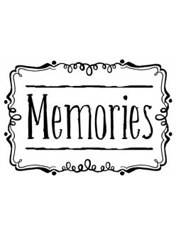 Штамп силиконовый Memories, 5х7 см, Stamperia WTK088 