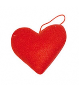 Заготовка Сердце из фетра на подвесе, 7 см, цвет красный, Stamperia (Италия)