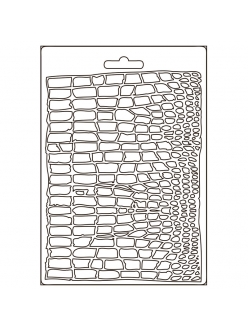 Форма для моделирующих паст "Savana кракелюрный узор", 14,8х21,0 см, Stamperia K3PTA5618