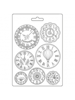 Форма для моделирующих паст "Часы",  коллекция Create Happiness, 14,8х21,0 см, Stamperia 