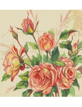 Салфетка для декупажа HF13309100 "Красивые розы", 33х33 см, Голландия