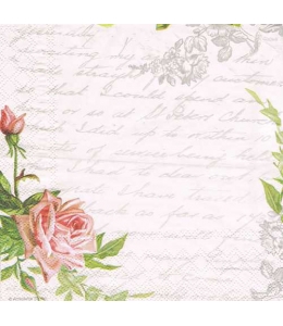 Салфетка для декупажа "Любовное письмо", 33х33 см, Ambiente (Голландия)