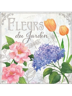 Салфетка для декупажа Цветущий сад, 33х33 см, Голландия