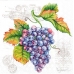 Салфетка для декупажа Грозди винограда, 33х33 см, Голландия
