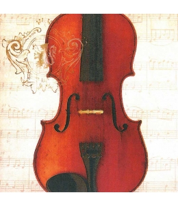 Салфетка для декупажа "Скрипка", 33х33 см, Германия