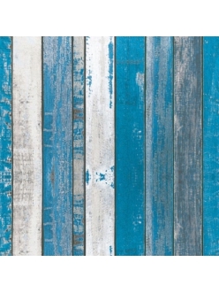 Салфетка для декупажа Старые доски, синий, 33х33 см, Германия