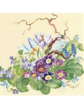 Салфетка для декупажа HF210816 "Весенние цветы", 33х33 см, Германия