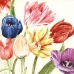 Салфетка для декупажа Тюльпаны разноцветные, 33х33 см, Home Fashion Германия