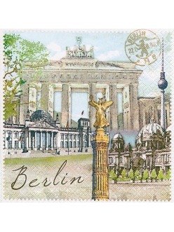 Салфетка для декупажа Берлин, 33х33 см, Германия
