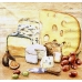 Салфетка для декупажа Сыр и вино, 33х33 см, Голландия