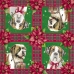 Салфетка новогодняя для декупажа Рождественские собаки, 33х33 см, Германия