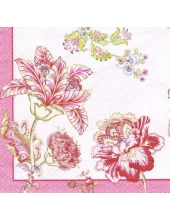 Салфетка для декупажа "Фантазийные цветы", 33х33 см, Nuova R2S (Италия)