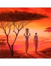 Салфетка для декупажа "Женщины Африки", 33х33 см, Германия