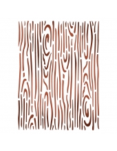 Трафарет пластиковый для росписи KSD287 "Эффект дерева", 15х20 см, Stamperia (Италия)