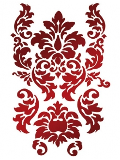 Трафарет для росписи Декоративное кружево, 21х29,7 см, Stamperia KSG322