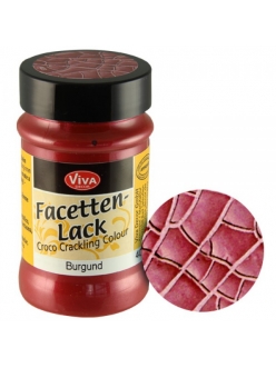 Фацетный лак Viva Facetten Lack 403, цвет красный металлик, 90 мл