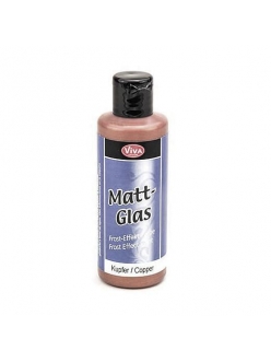 Краска с эффектом матового стекла Matt Glass Viva Decor, цвет 903 медь, 82 мл