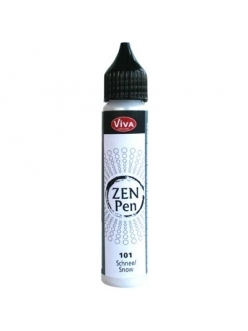 Краска для создания жемчужин Viva Zen Pen 101 белый перламутровый, 25 мл